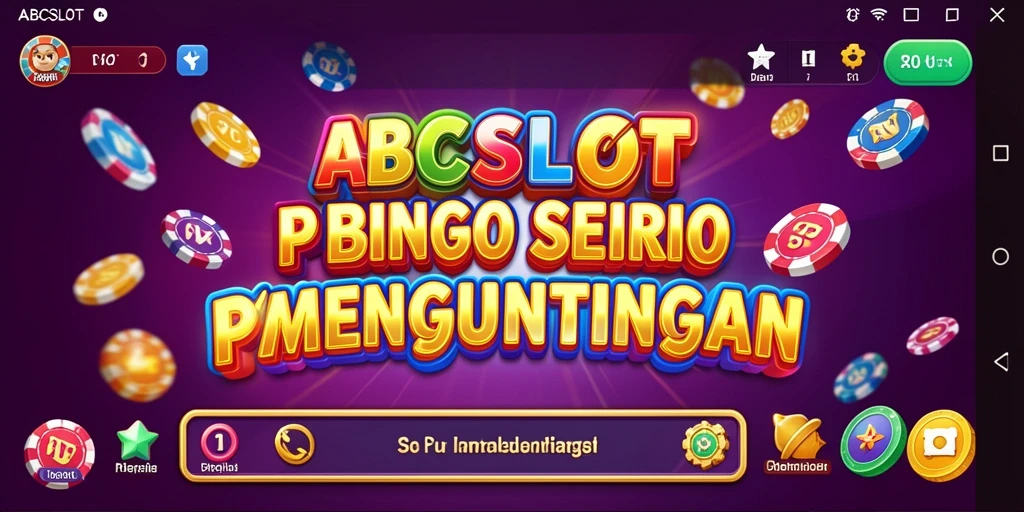 Tampilan gameplay seru dalam ABCSLOT dengan suasana Bingo yang menyenangkan.