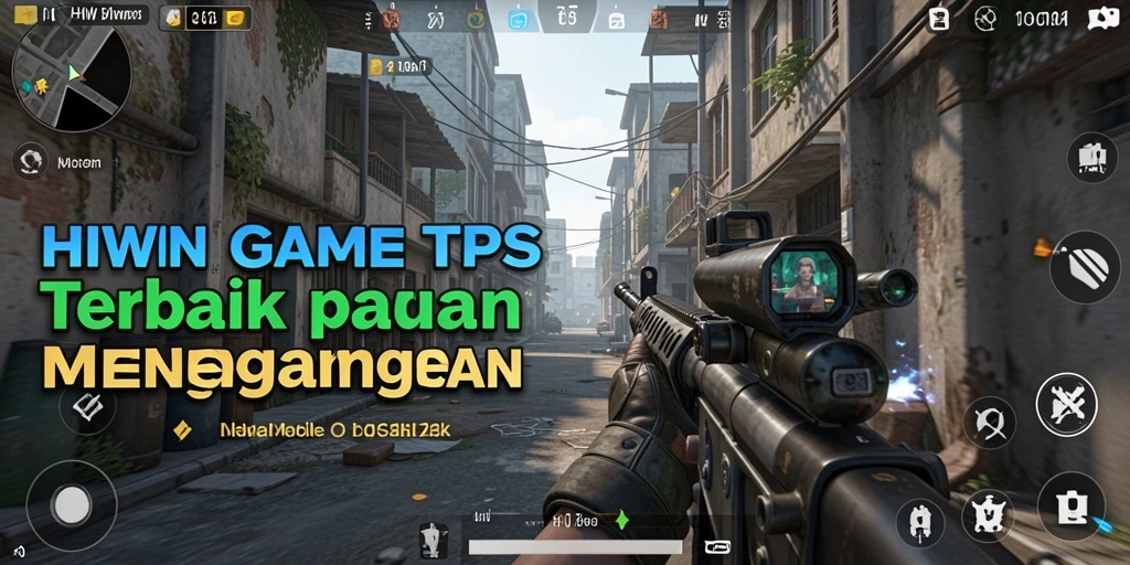 Tampilan utama gameplay HIWIN yang seru dan mendebarkan.
