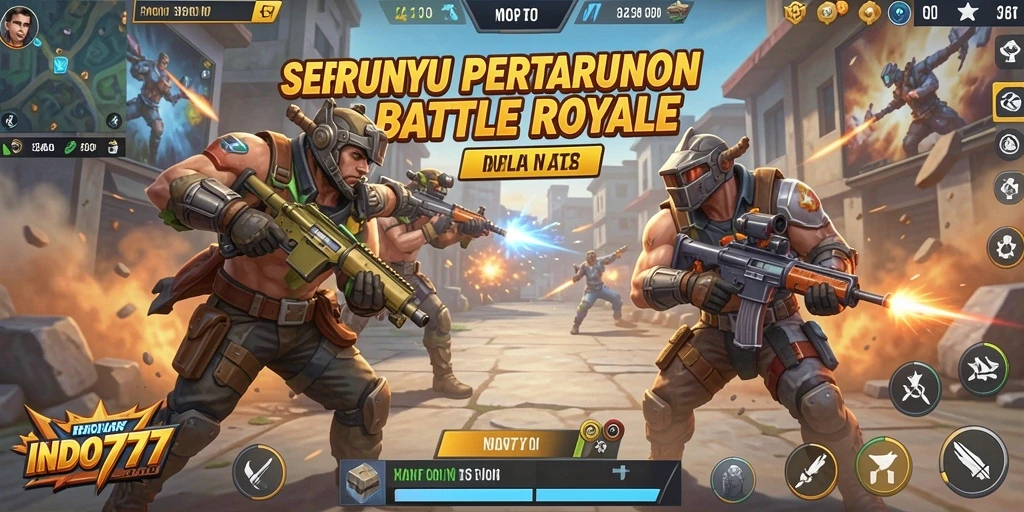 Tampilan menakjubkan saat bertarung dalam Battle Royale di INDO777.
