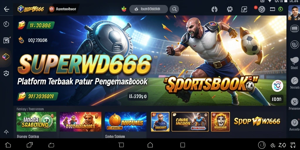 Tampilan permainan <strong>SUPERWD666</strong> yang menarik dan interaktif