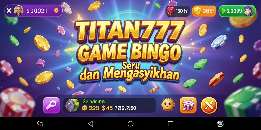 Screenshot utama TITAN777 menampilkan gameplay Bingo yang menarik.