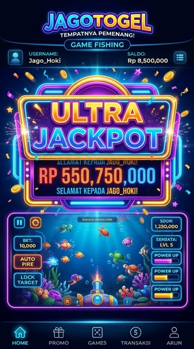 Tampilan utama aplikasi jagotogel yang menarik dan mudah digunakan.